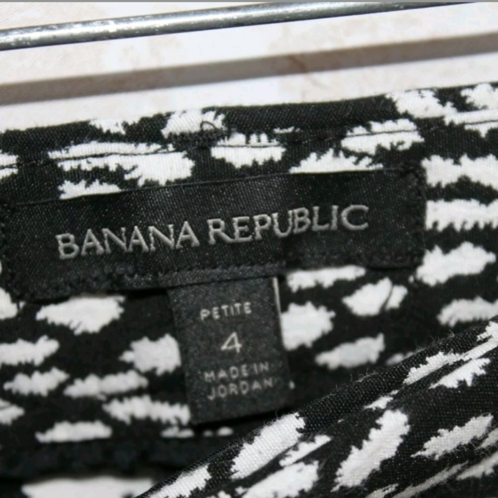 Banana Republic Jacquard Leopard Pants 4P - Picture 6 of 8